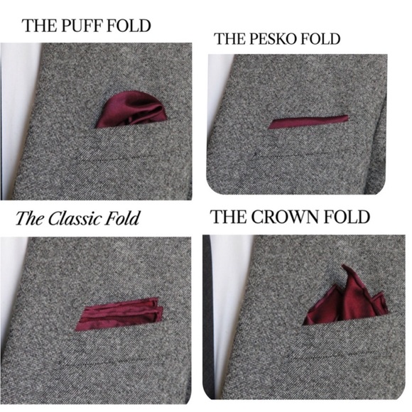 ASHEAR Silk Pocket Square  All Silk, Hand Rolled. Made in Italy, - Picture 7 of 8